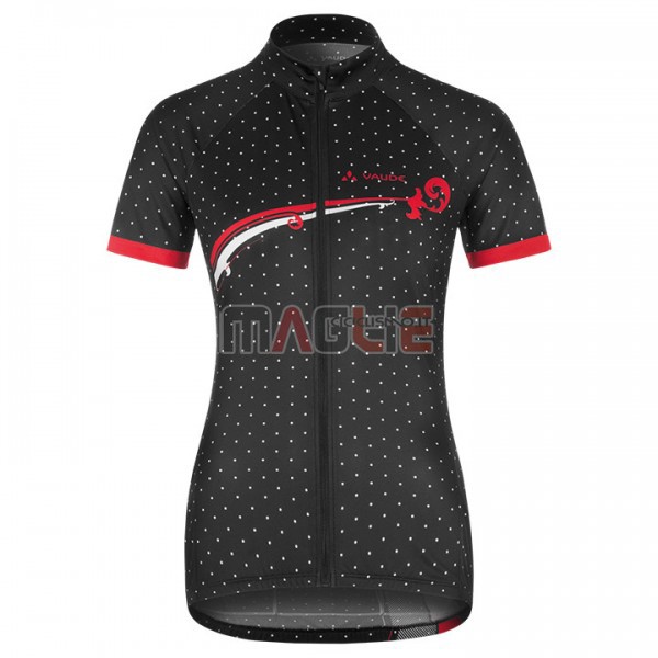 Maglia Donne Vaude Manica Corta 2017 Nero