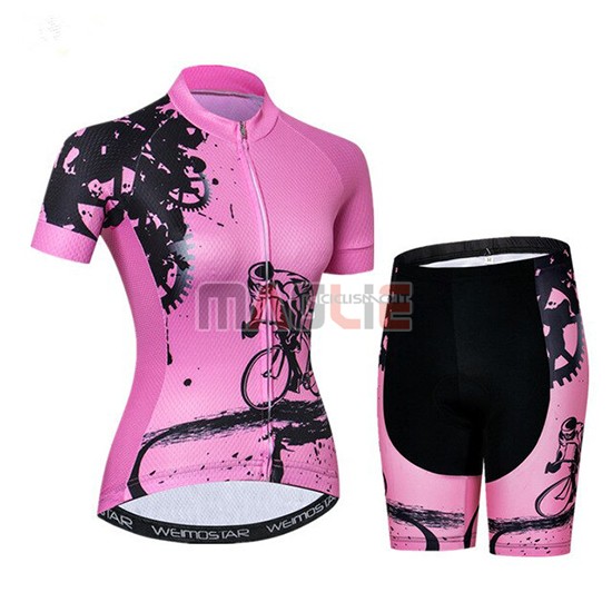 Maglia Donne Weimostar Manica Corta 2019 Rosa - Clicca l'immagine per chiudere