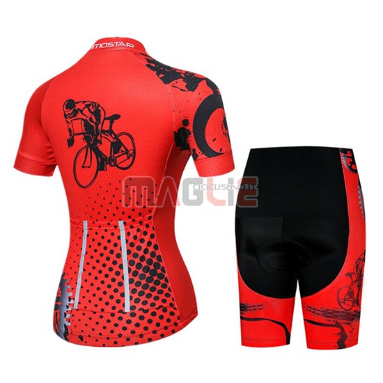 Maglia Donne Weimostar Manica Corta 2019 Rosso - Clicca l'immagine per chiudere