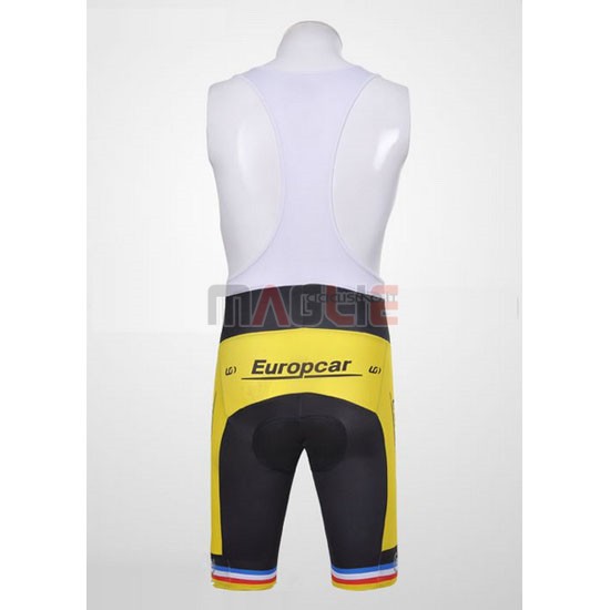 Maglia Europcar manica corta 2011 giallo