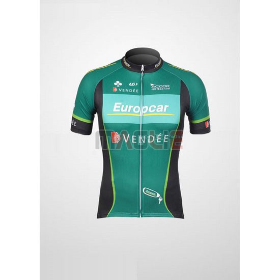 Maglia Europcar manica corta 2012 verde