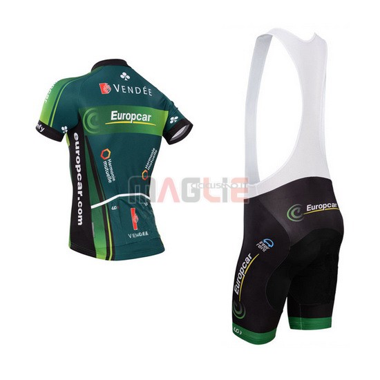 Maglia Europcar manica corta 2014 verde