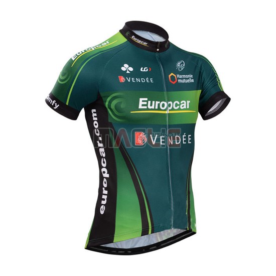 Maglia Europcar manica corta 2014 verde