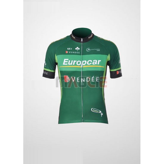 Maglia Europcar manica corta 2011 verde