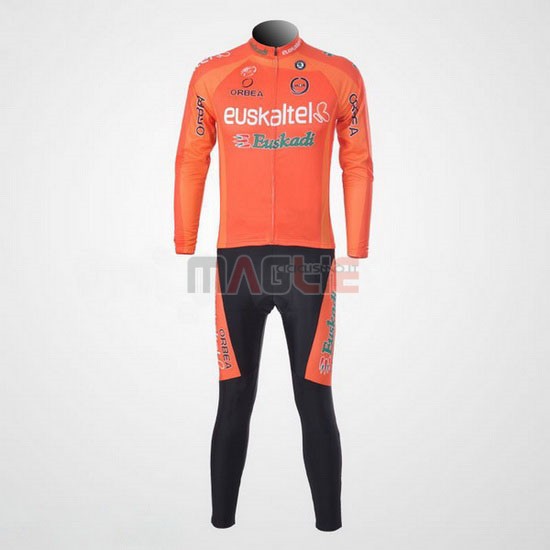 Maglia Euskalte manica lunga 2011 arancione