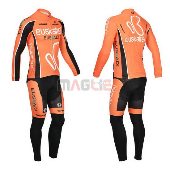 Maglia Euskalte manica lunga 2013 arancione