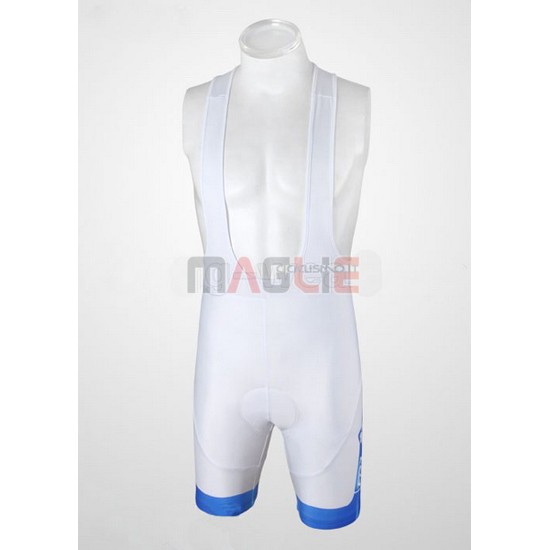 Maglia FDJ manica corta 2010 bianco e azzurro