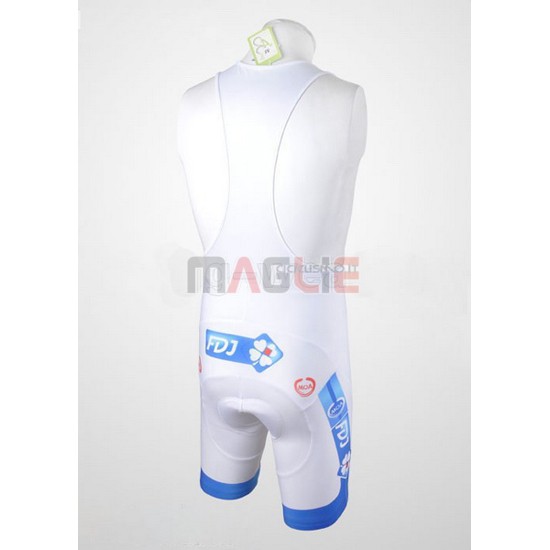 Maglia FDJ manica corta 2010 bianco e azzurro - Clicca l'immagine per chiudere