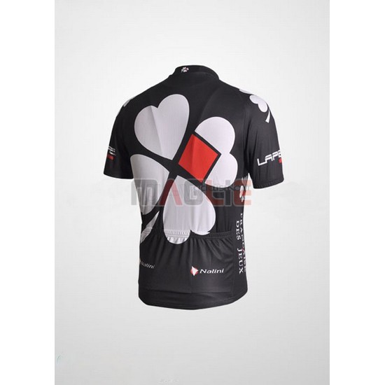 Maglia FDJ manica corta 2010 bianco e nero