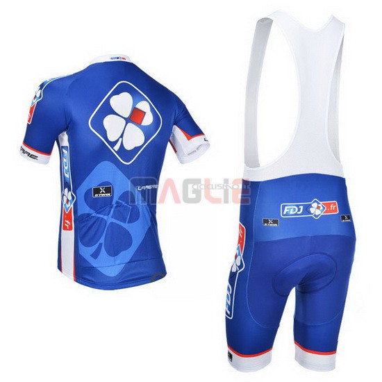 Maglia FDJ manica corta 2013 blu