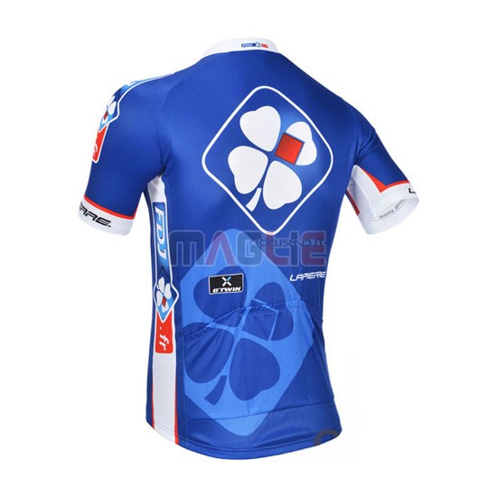 Maglia FDJ manica corta 2013 blu