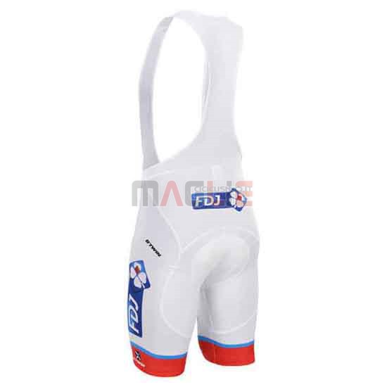 Maglia FDJ manica corta 2015 bianco e blu - Clicca l'immagine per chiudere