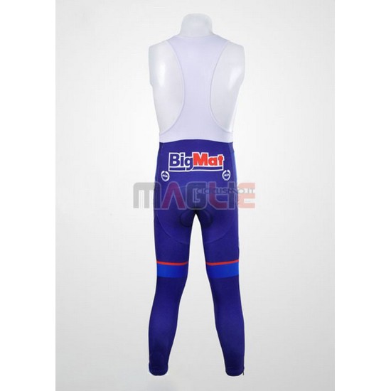 Maglia FDJ manica lunga 2012 bianco e celeste