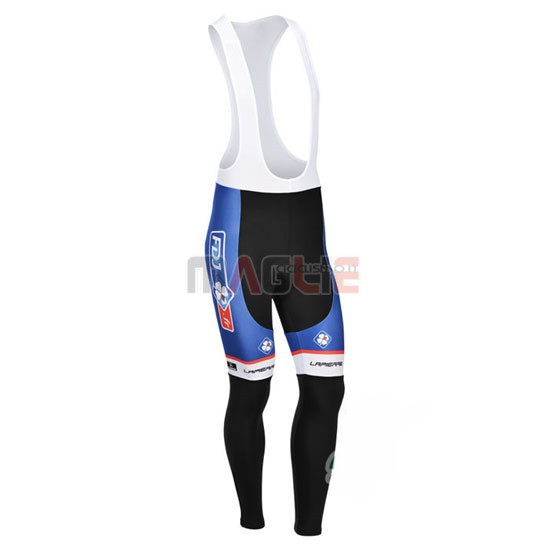 Maglia FDJ manica lunga 2013 blu