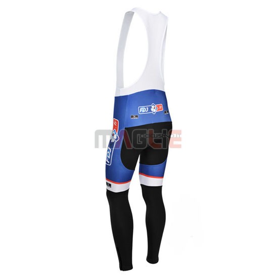 Maglia FDJ manica lunga 2013 blu