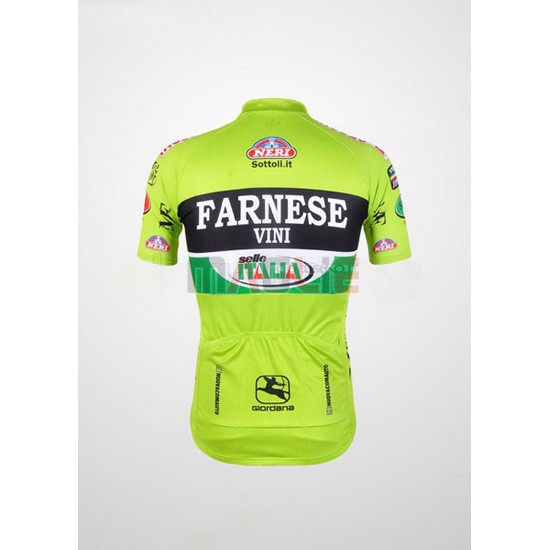 Maglia Farnese manica corta 2011 nero e verde