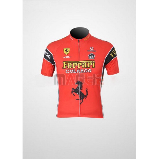 Maglia Ferrari manica corta 2010 nero e rosso - Clicca l'immagine per chiudere