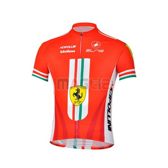 Maglia Ferrari manica corta 2013 bianco e rosso