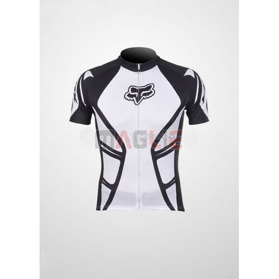 Maglia Fox manica corta 2011 bianco e nero