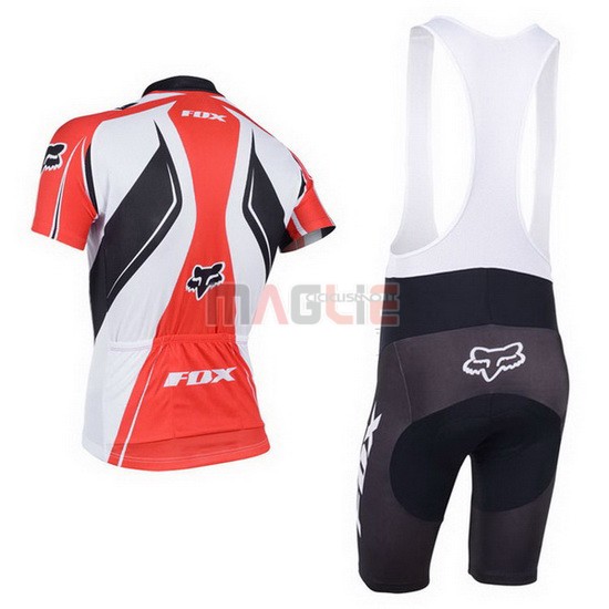 Maglia Fox manica corta 2013 bianco e rosso - Clicca l'immagine per chiudere