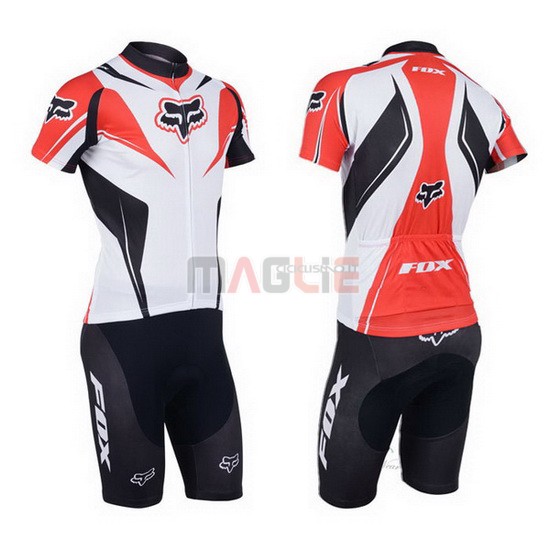 Maglia Fox manica corta 2013 bianco e rosso - Clicca l'immagine per chiudere