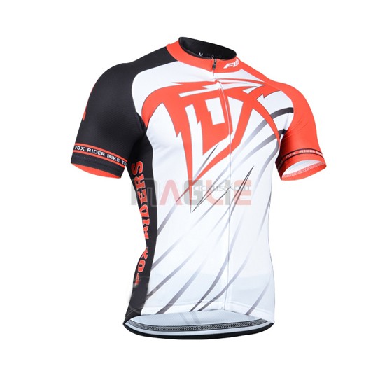 Maglia Fox manica corta 2014 arancione e bianco