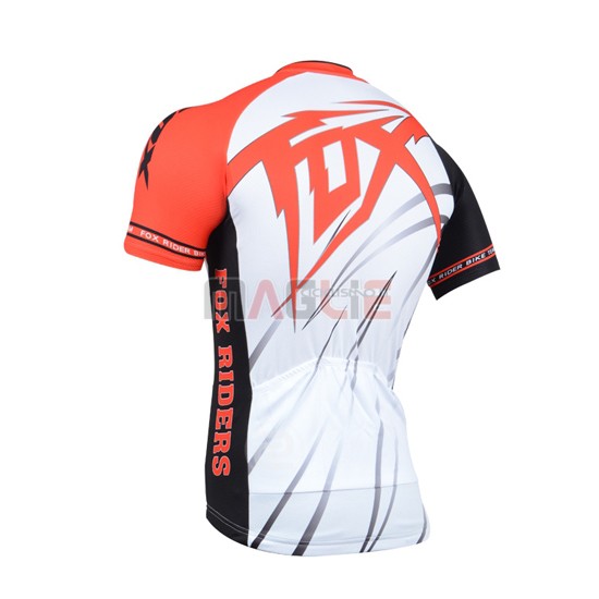 Maglia Fox manica corta 2014 arancione e bianco