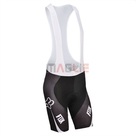 Maglia Fox manica corta 2014 bianco e nero