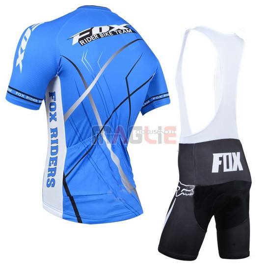 Maglia Fox manica corta 2014 celeste