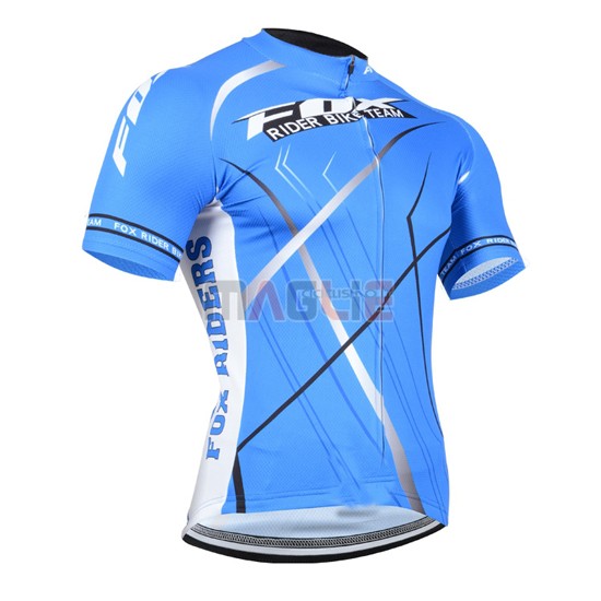 Maglia Fox manica corta 2014 celeste