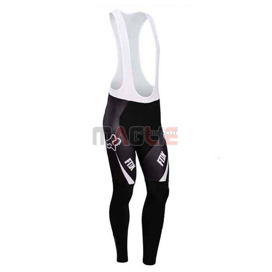 Maglia Fox manica lunga 2014 bianco e nero