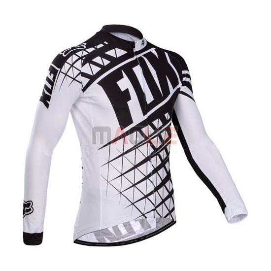 Maglia Fox manica lunga 2014 bianco e nero - Clicca l'immagine per chiudere