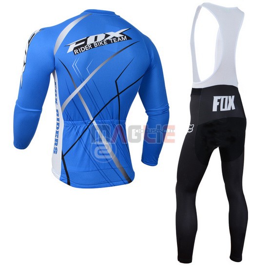 Maglia Fox manica lunga 2014 celeste