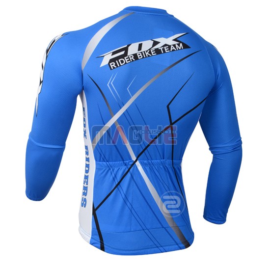 Maglia Fox manica lunga 2014 celeste