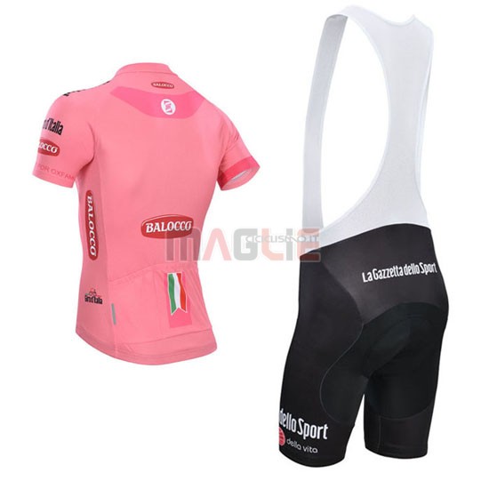 Maglia Giro de Italia manica corta 2014 rosa