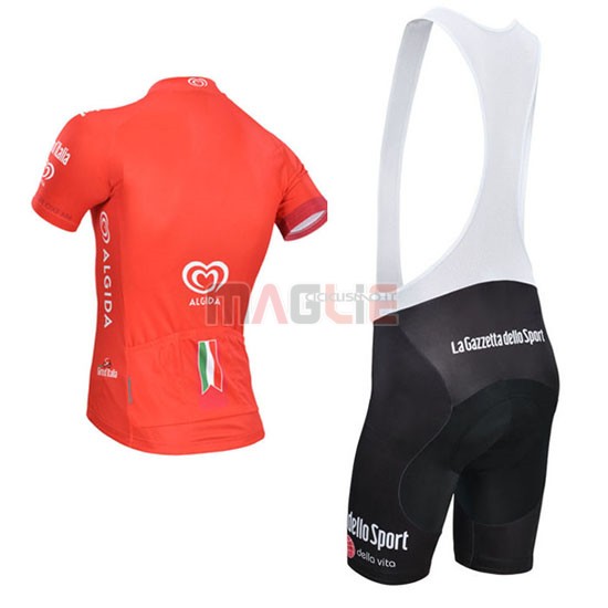 Maglia Giro de Italia manica corta 2014 rosso