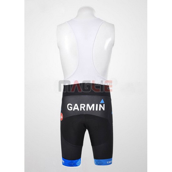 Maglia Garmin manica corta 2012 bianco e celeste