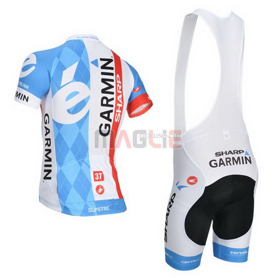 Maglia Garmin manica corta 2014 azzurro e bianco - Clicca l'immagine per chiudere