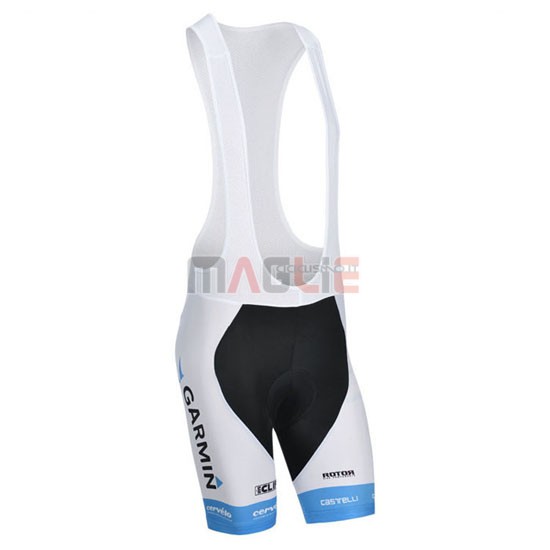 Maglia Garmin manica corta 2014 azzurro e bianco