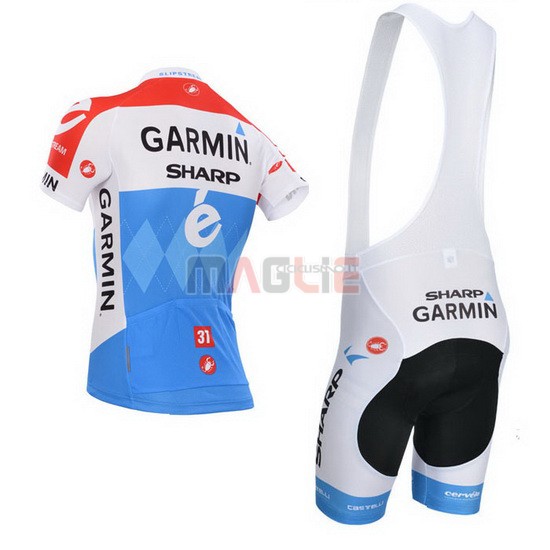 Maglia Garmin manica corta 2014 rossso e bianco - Clicca l'immagine per chiudere