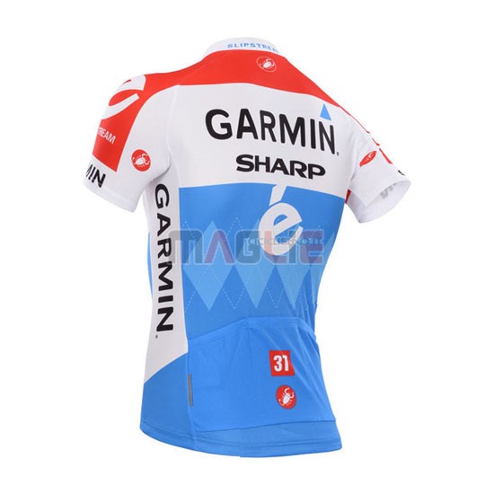 Maglia Garmin manica corta 2014 rossso e bianco - Clicca l'immagine per chiudere