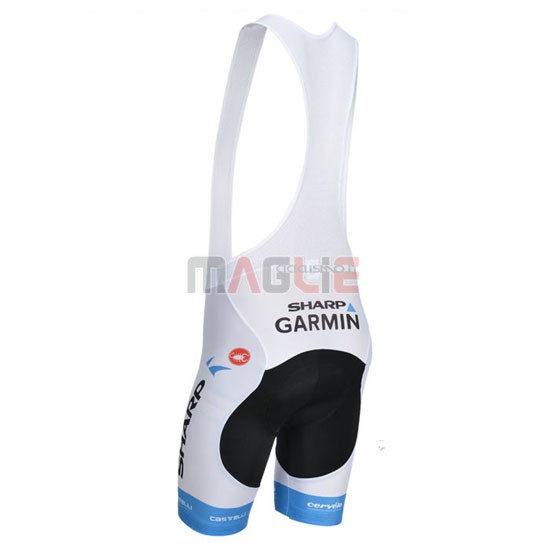 Maglia Garmin manica corta 2014 rossso e bianco