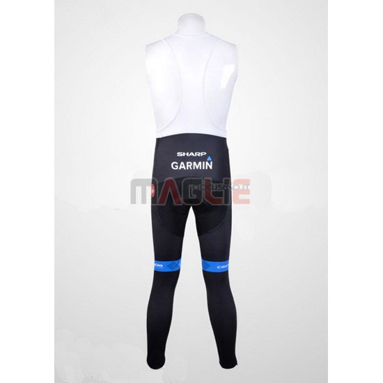 Maglia Garmin manica lunga 2012 celeste