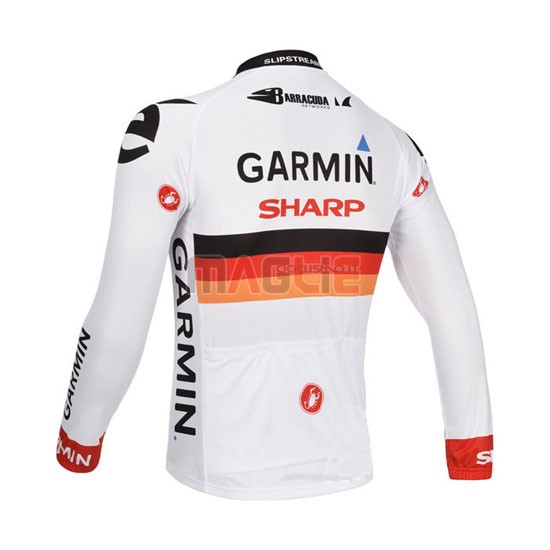 Maglia Garmin manica lunga 2013 bianco - Clicca l'immagine per chiudere