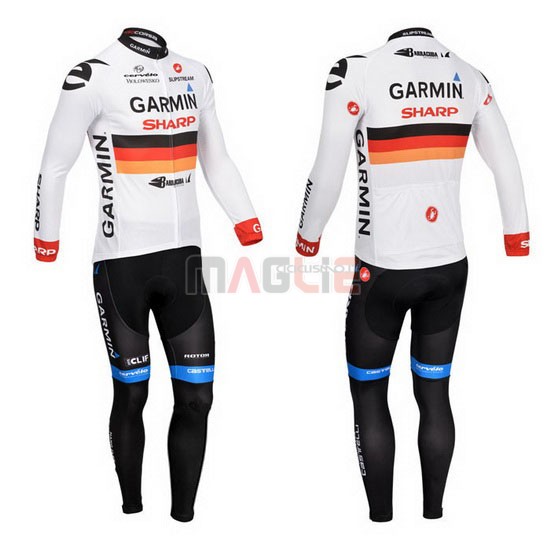 Maglia Garmin manica lunga 2013 bianco - Clicca l'immagine per chiudere