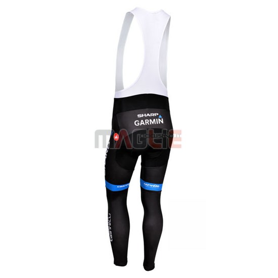 Maglia Garmin manica lunga 2013 blu