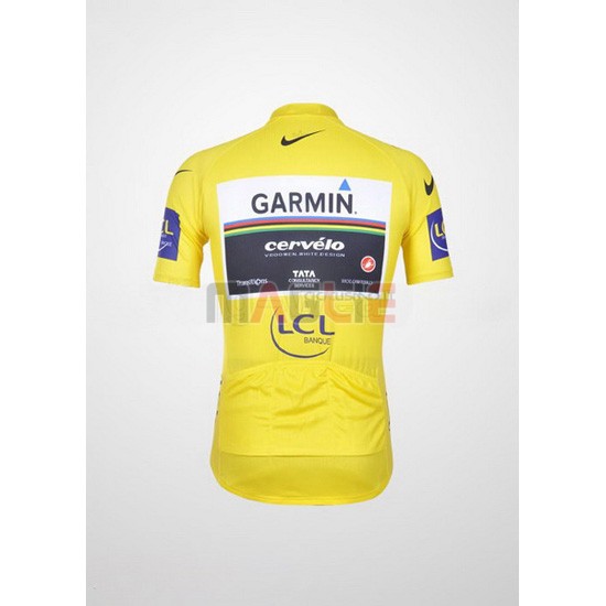 Maglia Garmin manica corta 2011 giallo