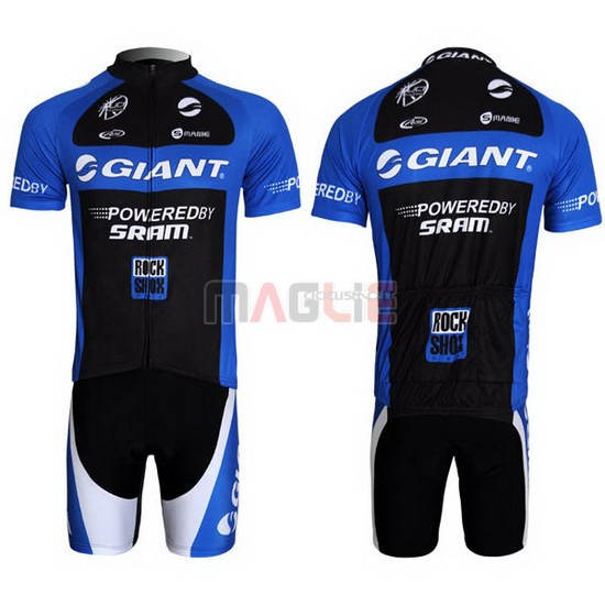 Maglia Giant manica corta 2011 blu