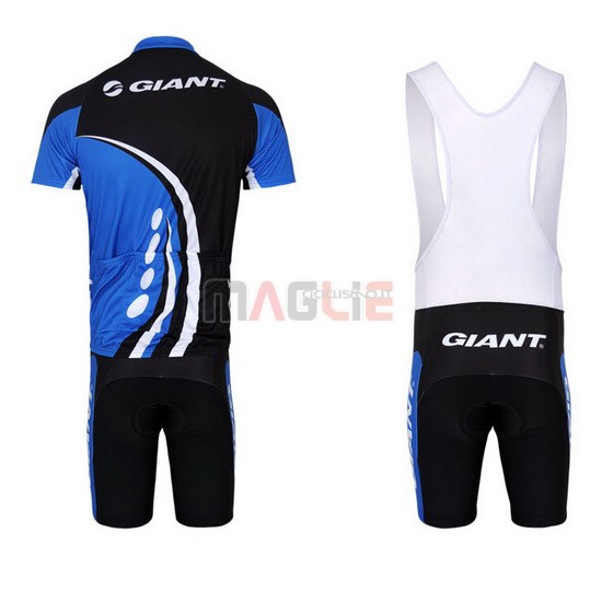 Maglia Giant manica corta 2011 nero e blu