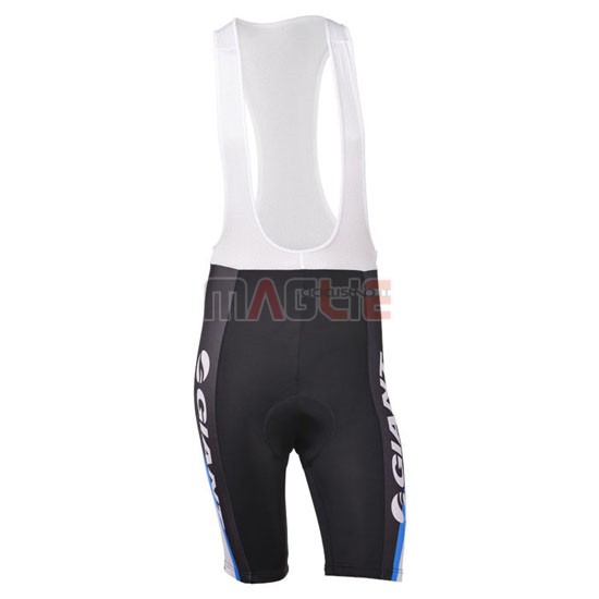 Maglia Giant manica corta 2013 celeste e nero